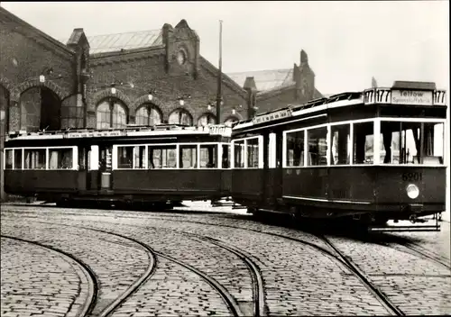 Ak Berlin, Berliner Verkehrsmittel, Straßenbahn Serie 11, Typ: TEM 26, Zwillingstriebwagen