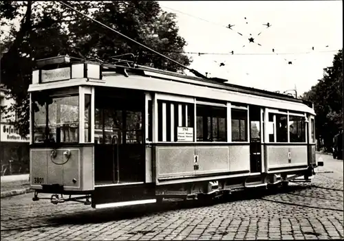 Ak Berliner Verkehrsmittel, Straßenbahn Serie 11 Typ Neu TE 3442, Peter Wott System, Wagen 3801, BVG