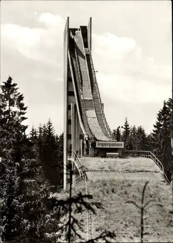 Ak Johanngeorgenstadt im Erzgebirge Sachsen, Erzgebirgsschanze