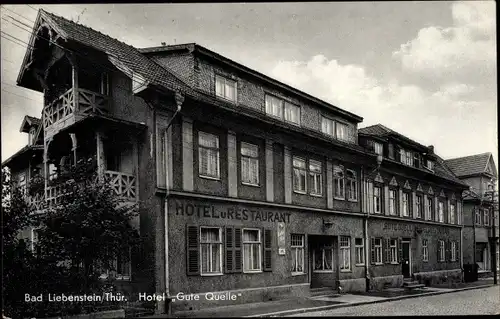 Ak Bad Liebenstein im Thüringer Wald, Hotel Gute Quelle