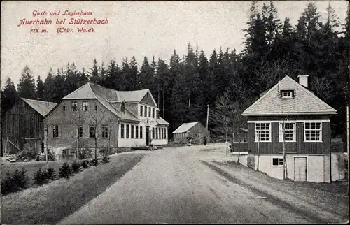 Ak Stützerbach Ilmenau Thüringer Wald, Gasthof Auerhahn