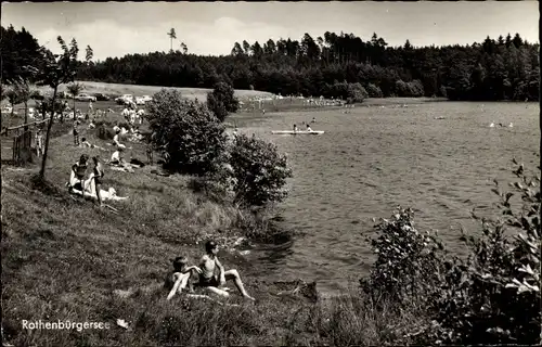 Ak Tirschenreuth in der Oberpfalz Bayern, Rothenbürgersee