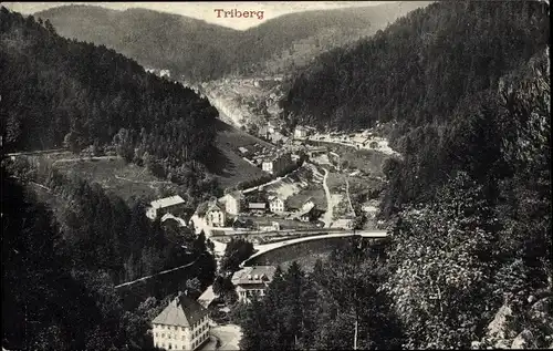 Ak Triberg Schwarzwald, Gesamtansicht