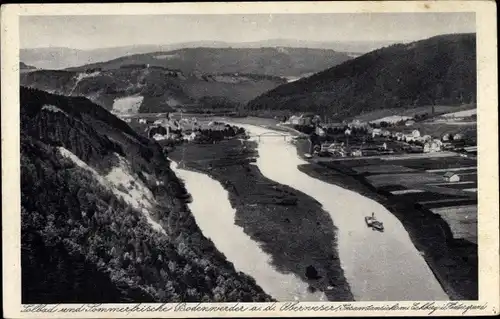 Ak Bodenwerder an der Weser, Luftbild