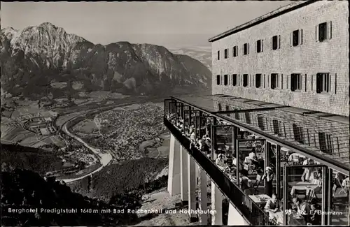 Ak Bad Reichenhall in Oberbayern, Predigtstuhl, Bad Reichenhall, Hochstaufen