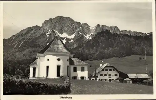 Ak Ettenberg Marktschellenberg in Oberbayern, Wallfahrtskirche Mariä Heimsuchung