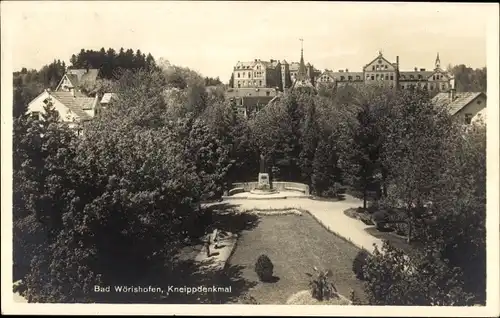 Ak Bad Wörishofen im Unterallgäu, Kneippdenkmal