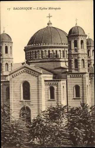 Ak Thessaloniki Thessaloniki Griechenland, Kirche