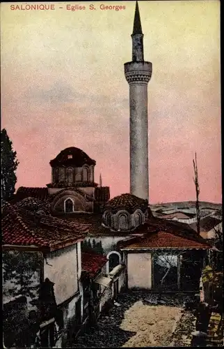 Ak Thessaloniki Griechenland, St.-Georgs-Kirche