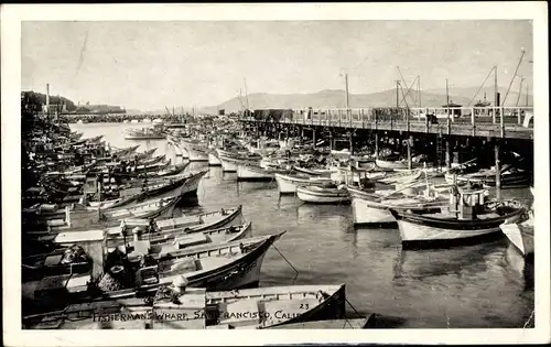Ak San Francisco Kalifornien USA, Fishermans Wharf