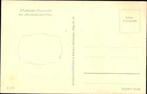 Ak Friedrichroda im Thüringer Wald, Waldkaffee Tanzbuche