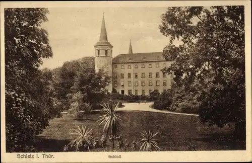 Ak Schleiz im Vogtland Thüringen, Schloss