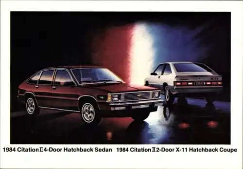 Ak Auto, Chevrolet, 1984 Citation II Hatchback Sedan, Coupe