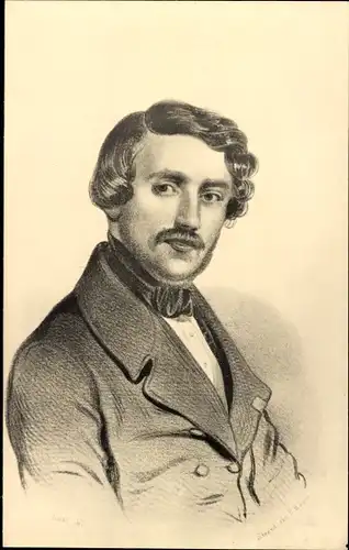 Ak Komponist Gaetano Donizetti, Portrait