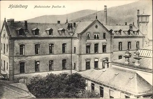 Ak Heidelberg am Neckar, Medicinischer Pavillon II
