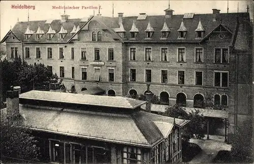 Ak Heidelberg am Neckar, Medicinischer Pavillon I