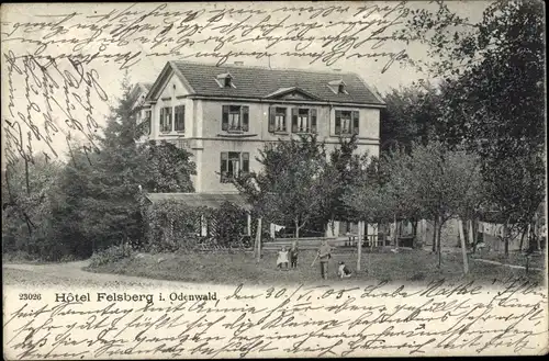 Ak Felsberg im Odenwald Hessen, Hotel