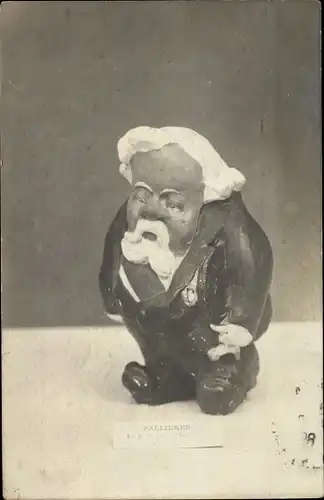 Ak Armand Fallieres, Karikatur Plastik