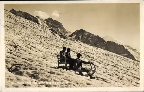 Ak Eigergletscher Schweiz, Schlittenpartie