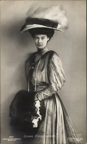 Ak Kronprinzessin Cecilie von Preußen, Liersch 1911