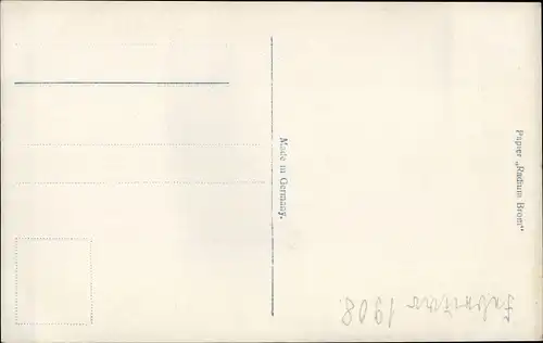 Ak Prinz Wilhelm von Preußen zu Pferde, Marmorpalais Potsdam, 1908