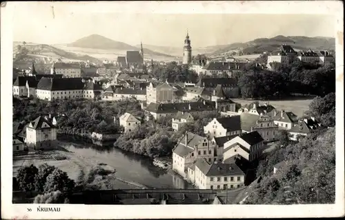 Ak Český Krumlov Böhmisch Krumau an der Moldau Krummau Südböhmen, Panorama