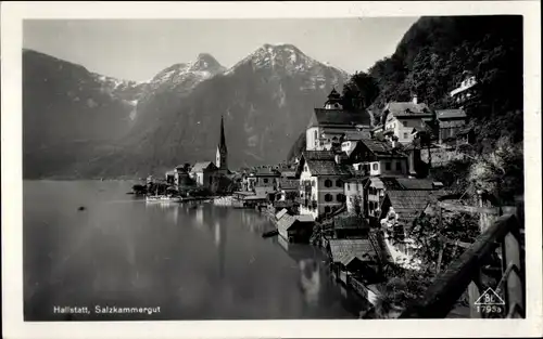 Ak Hallstatt Oberösterreich, Totale, Salzkammergut