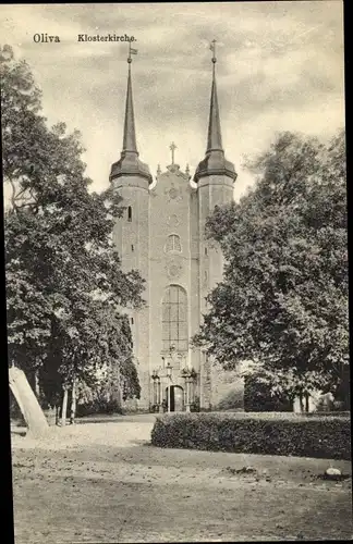 Ak Oliva Gdańsk Danzig, Klosterkirche