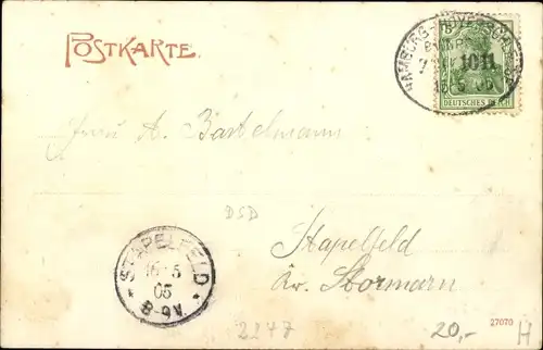 Ak Lunden in Holstein Dithmarschen, Friedrichstraße