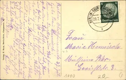 Ak Berlin Köpenick Oberschöneweide, Westendstraße