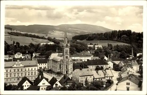 Ak Vrchlabí Hohenelbe Riesengebirge Krkonose Reg. Königgrätz, Panorama