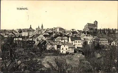 Ak Turnov Turnau Region Reichenberg, Gesamtansicht