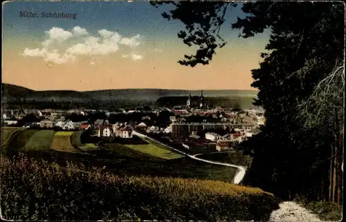 Ak Šumperk Mährisch Schönberg Region Olmütz, Totalansicht