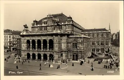 Ak Wien 1 Innere Stadt, Oper