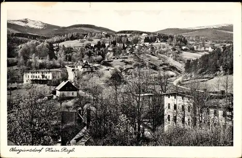 Ak Przesieka Hain Podgórzyn Ober Giersdorf Riesengebirge Schlesien, Gesamtansicht