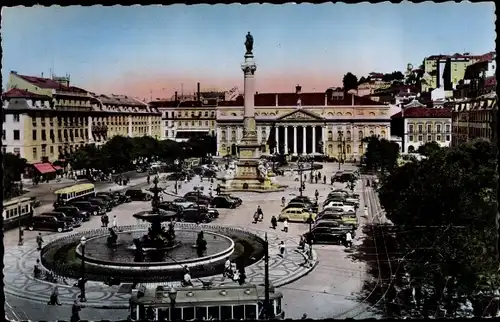 Ak Lisboa Lissabon Portugal, Rossio