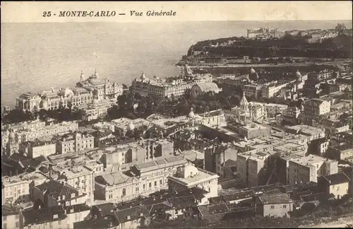 Ak Monte Carlo Monaco, Gesamtansicht