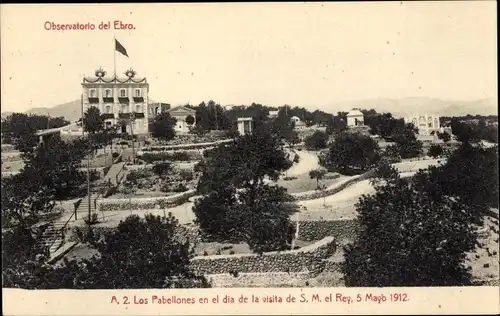 AK Tarragona Katalonien Spanien, Ebro-Observatorium, Los Pabellones