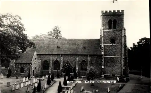 Ak Hatfield East England, Pfarrkirche