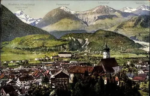 Ak Bludenz Vorarlberg, Gesamtansicht