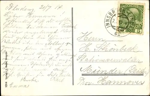 Ak Bludenz Vorarlberg, Gesamtansicht