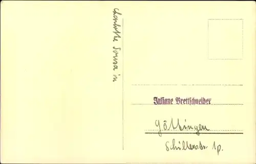 Ak Schauspielerin Charlotte Susa, Portrait, Autogramm