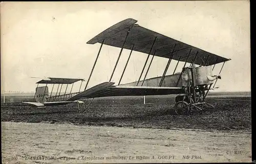 Ak L'Aviation, Types d'Aéroplane militaires, Biplan, A. Goupy