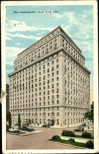 Ak New York City USA, The Ambassador
