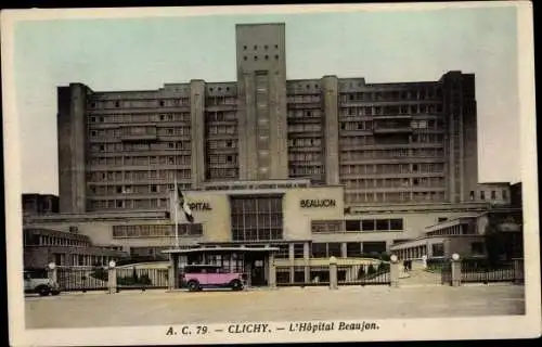Ak Clichy Hauts de Seine, L'Hopital Beaujon