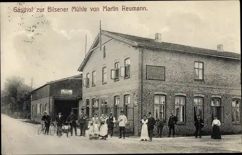 Ak Bilsen in Holstein, Gasthof zur Bilsener Mühle, Inh. Martin Reumann