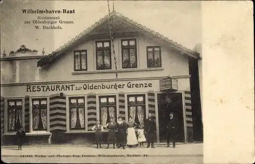 Ak Bant Wilhelmshaven in Niedersachsen, Restaurant zur Oldenburger Grenze