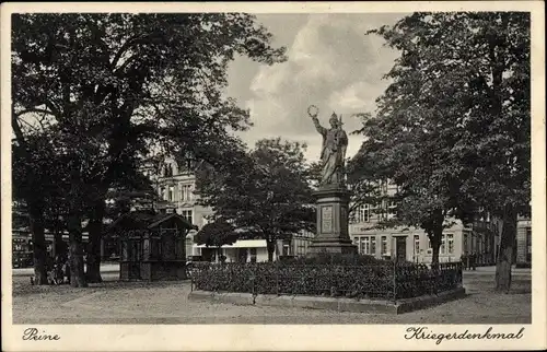 Ak Peine in Niedersachsen, Kriegerdenkmal