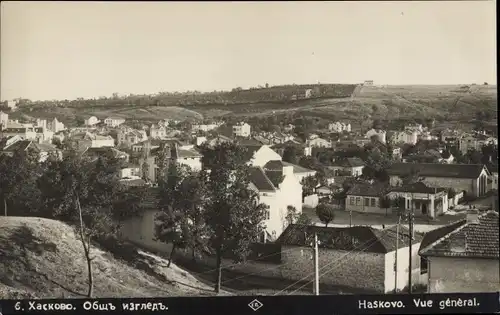 Foto Ak Chaskowo Bulgarien, Gesamtansicht