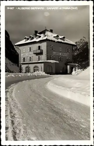 Ak Canazei Kanzenei Südtirol, Albergo Bernard, Winter